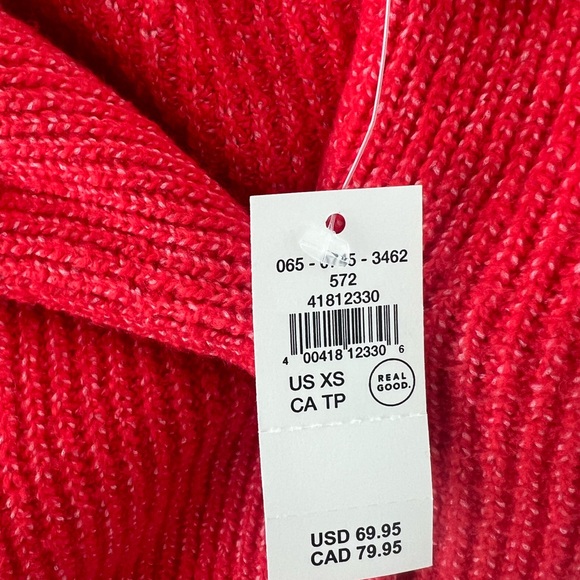 Aerie Vibrant Red Cowl Neck Sweater - Picture 7 of 8